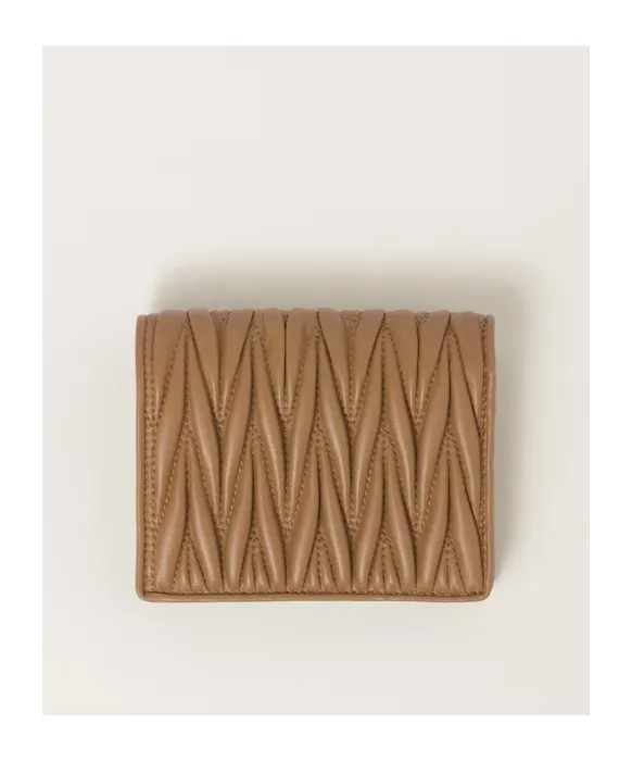 Small Matelassé Nappa Leather Wallet