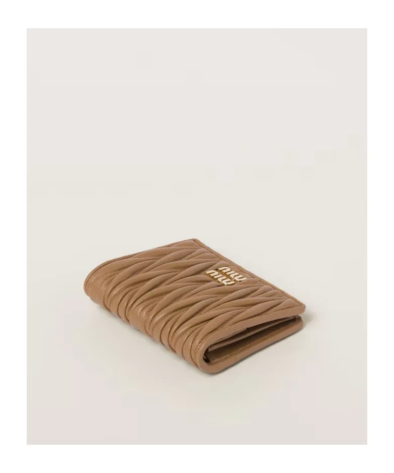 Small Matelassé Nappa Leather Wallet