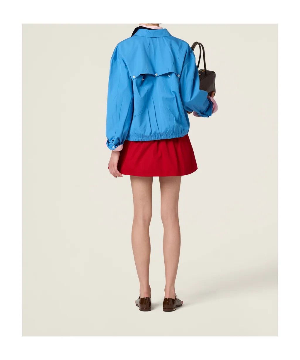 Poplin Blouson Jacket