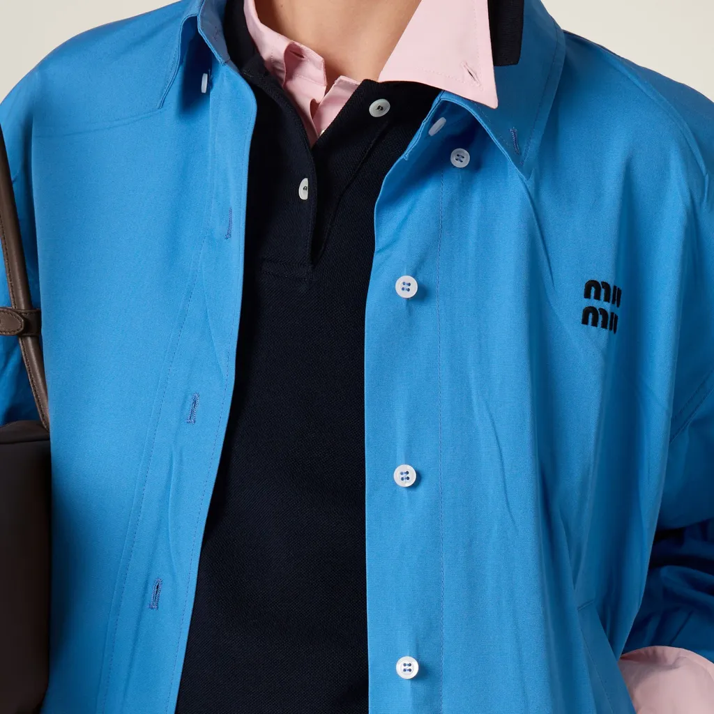 Poplin Blouson Jacket