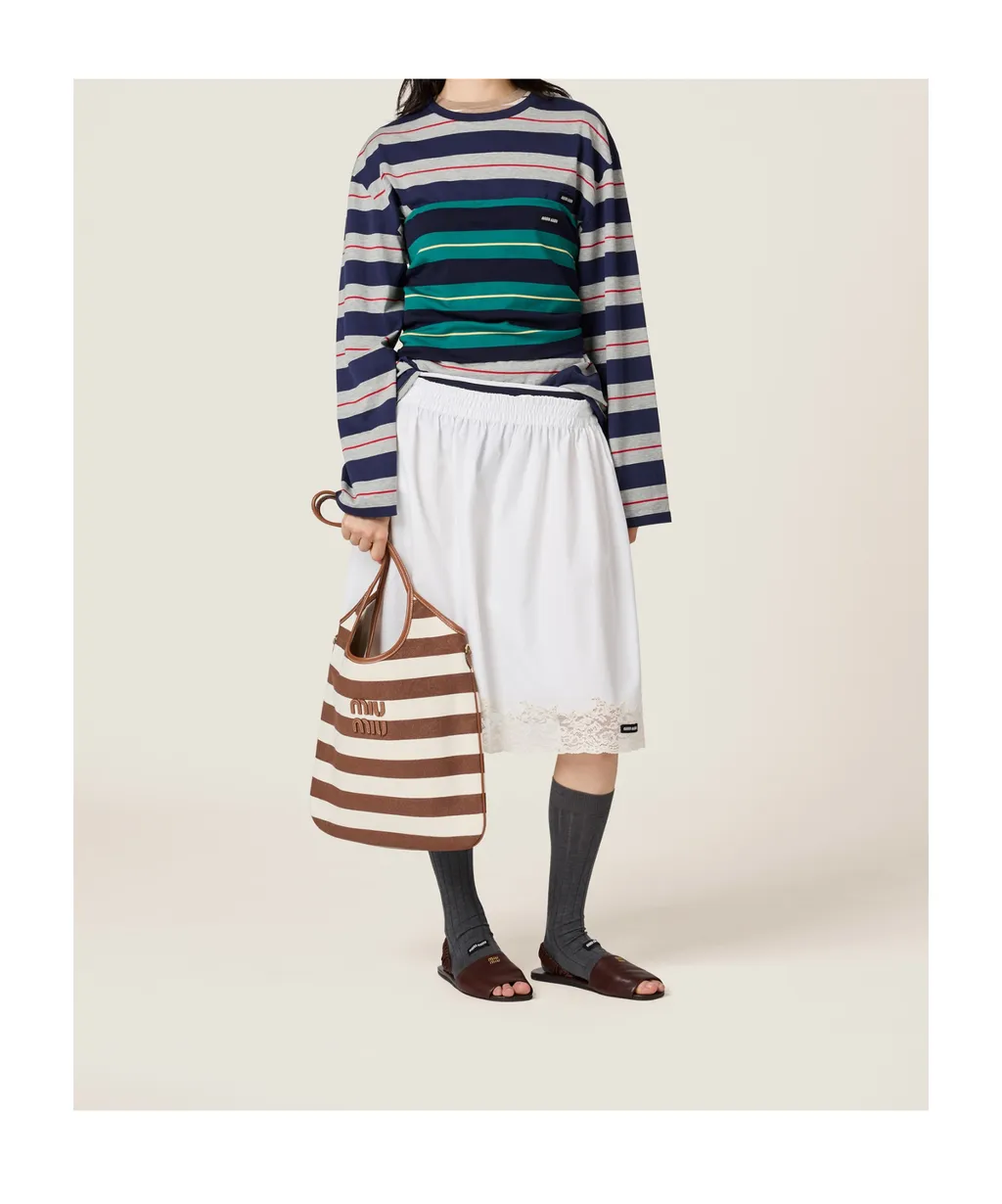Striped Jersey Top