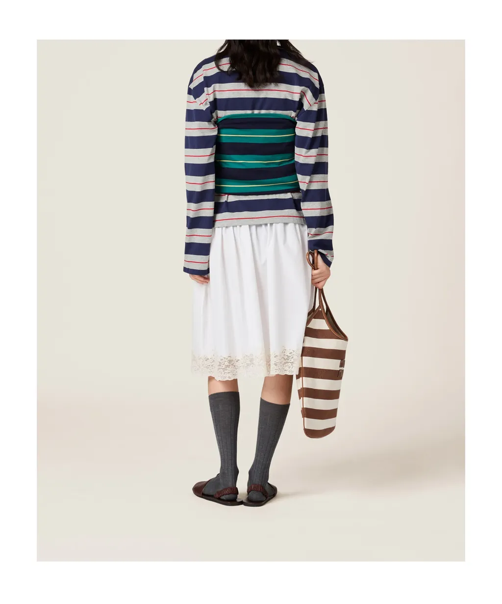 Striped Jersey Top