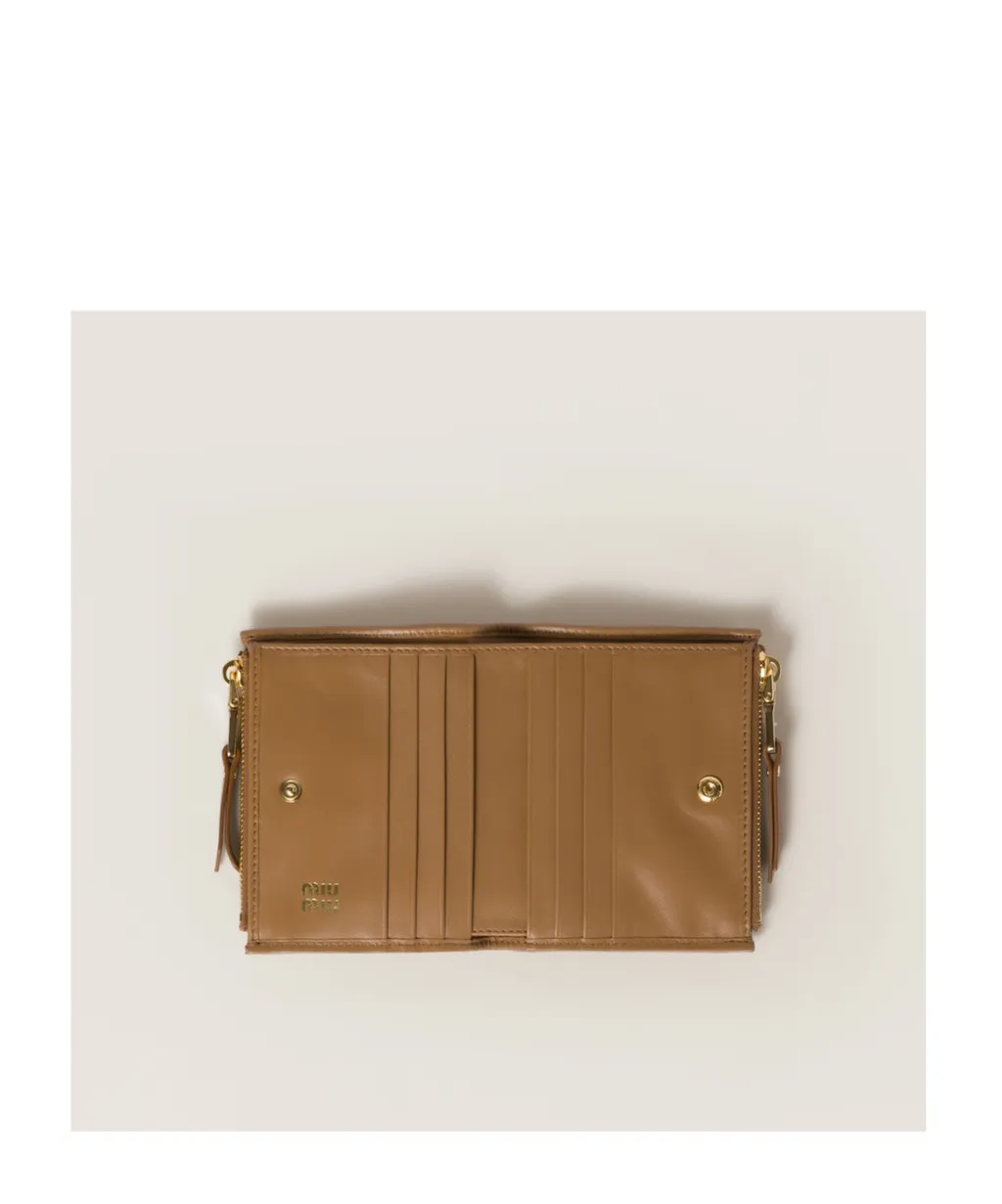 Logo Plaque Zipped Wallet
