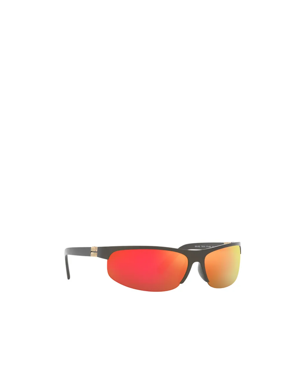 Oval-Frame Sunglasses