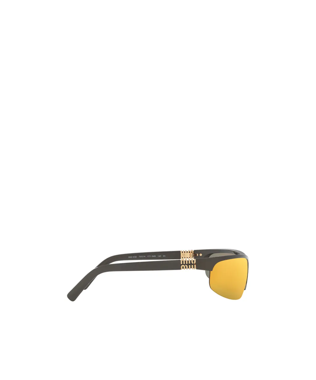 Oval-Frame Sunglasses