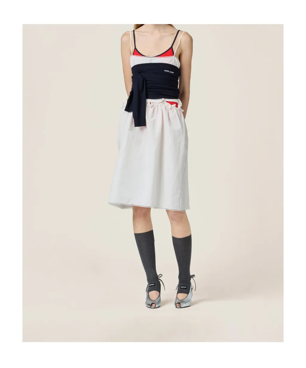 Logo-Patch Sleeveless Dress