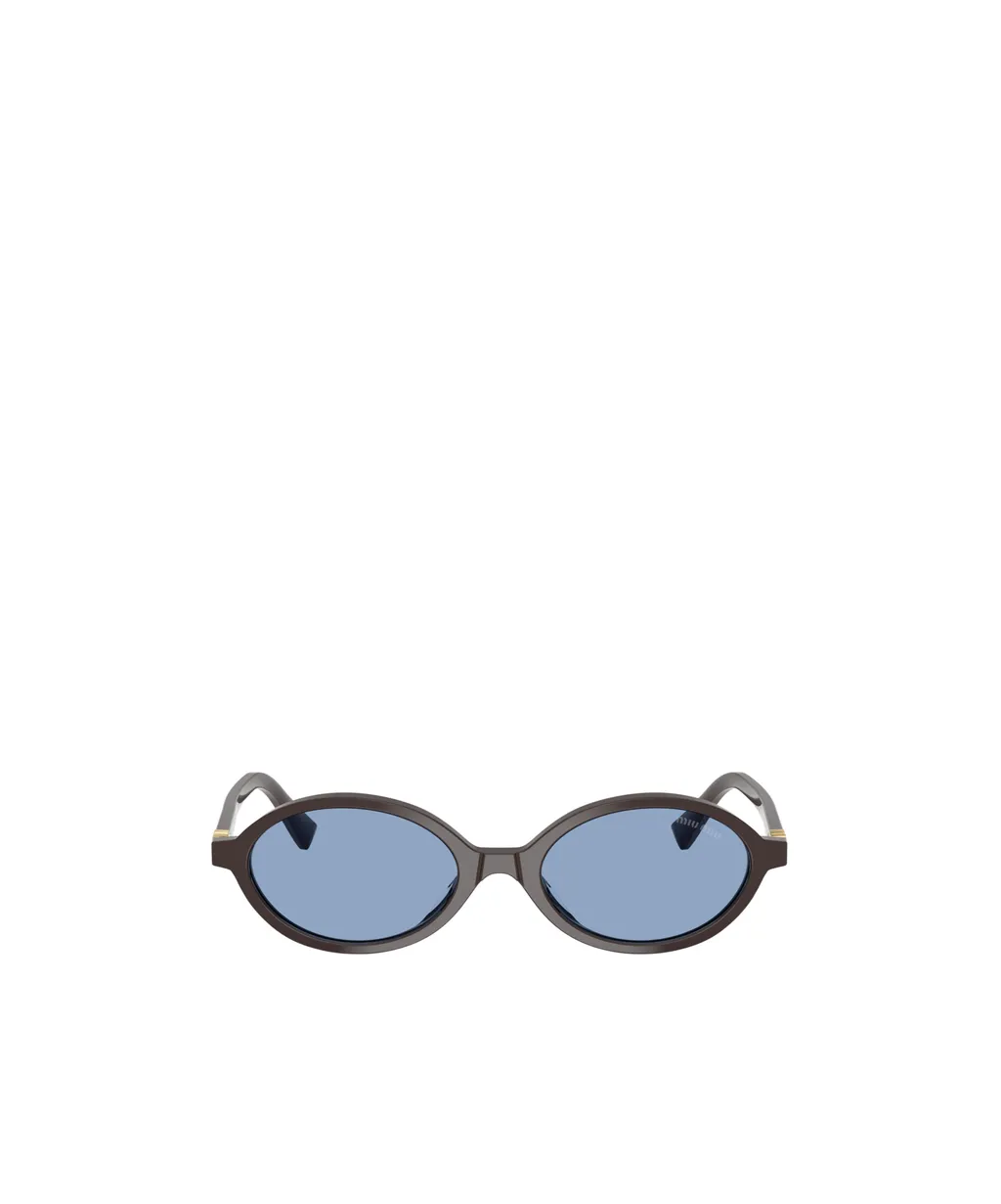 Oval-Frame Sunglasses
