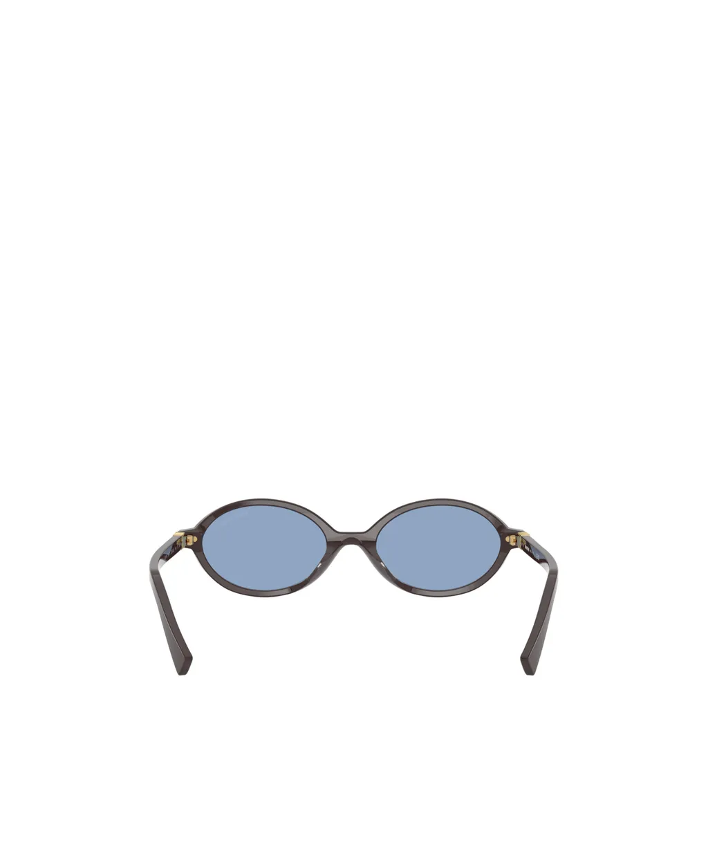 Oval-Frame Sunglasses