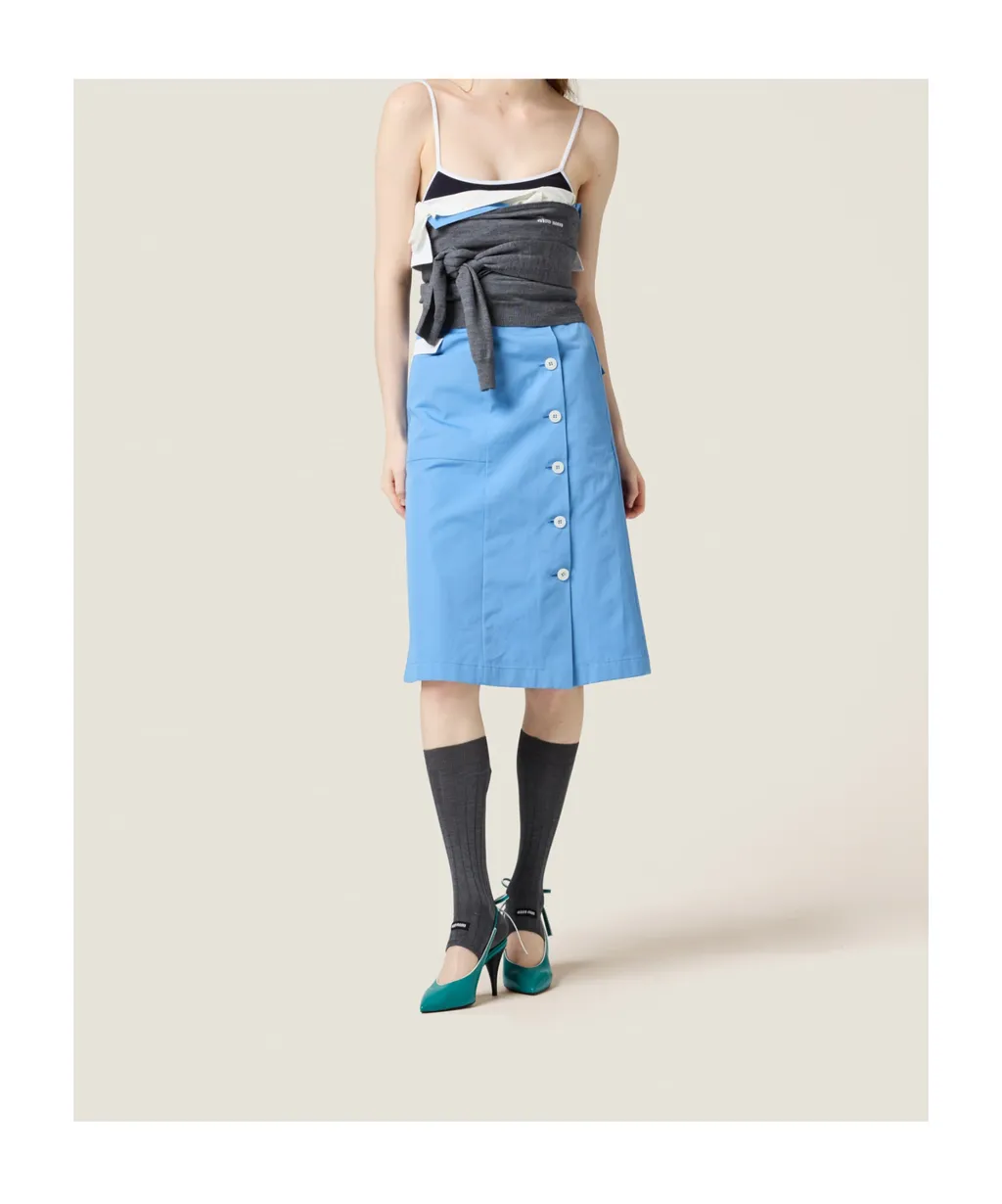 Sleeveless Poplin Dress