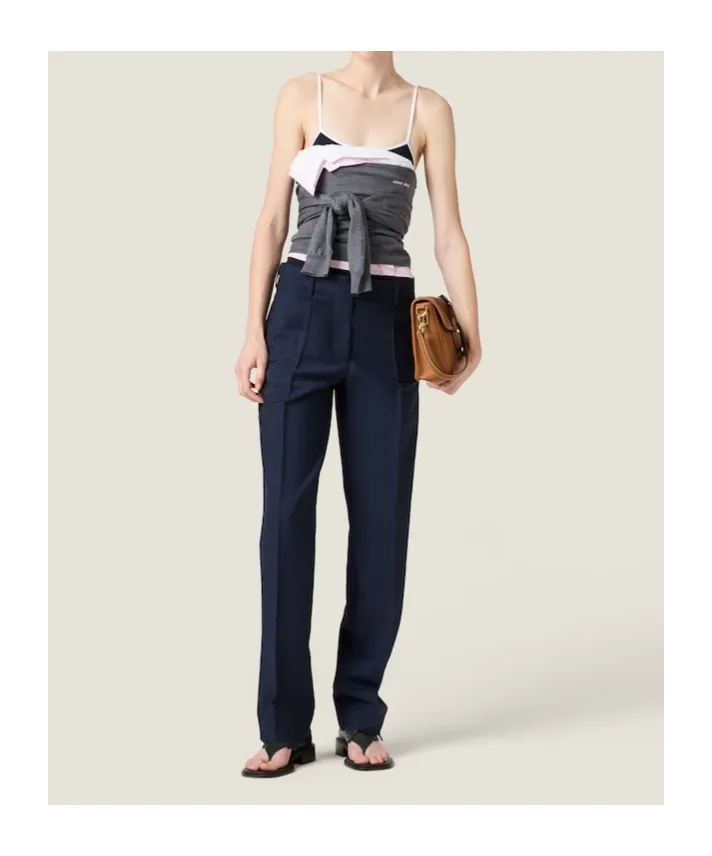 Strapless Poplin Top