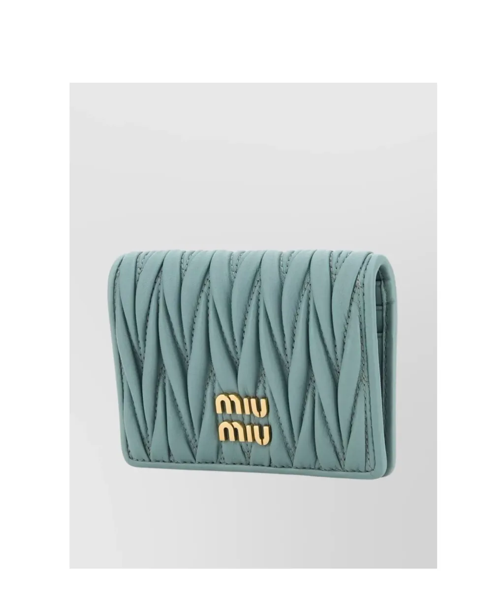 Matelassé Nappa Leather Card Holder