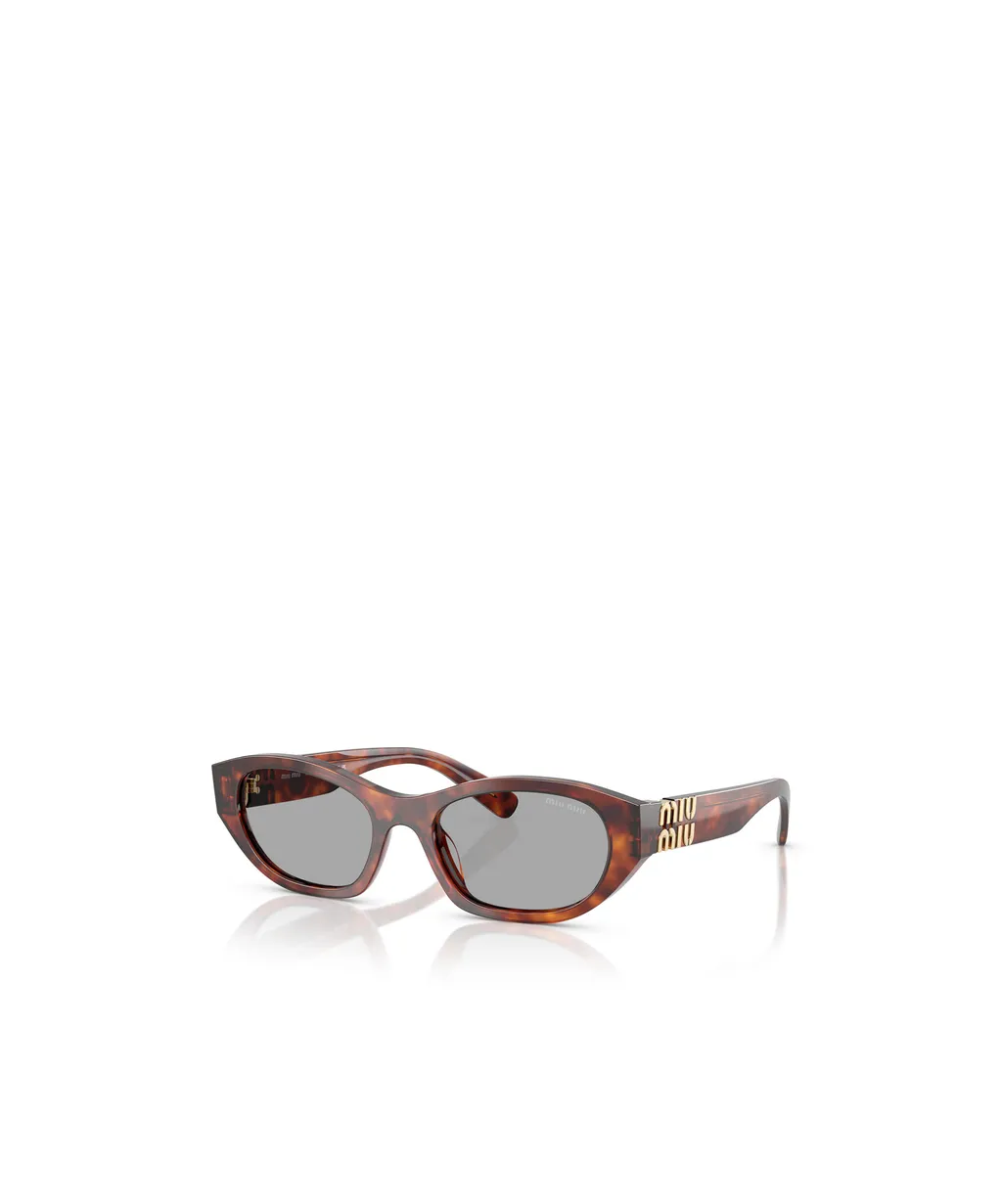 Oval-Frame Sunglasses