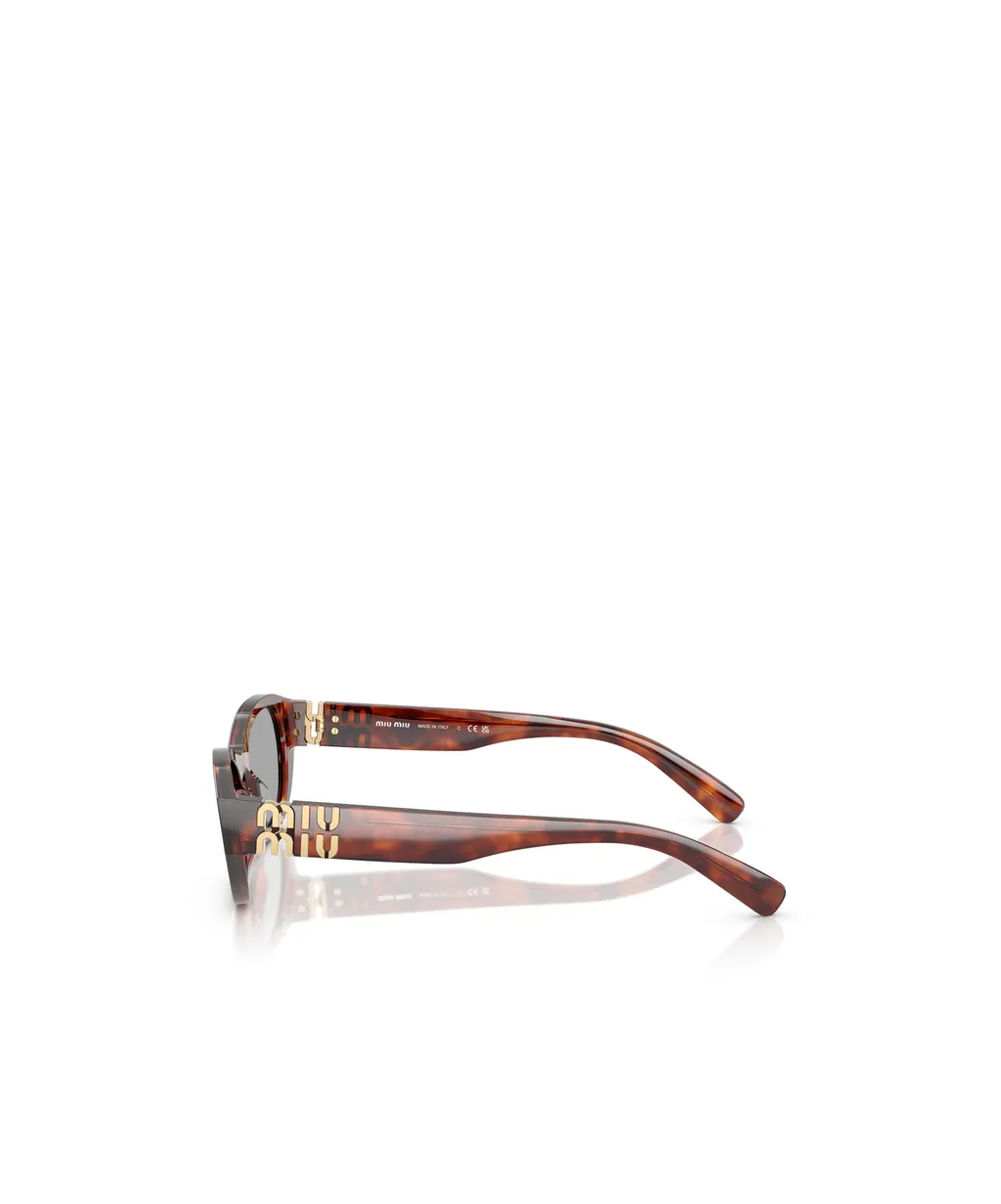 Oval-Frame Sunglasses