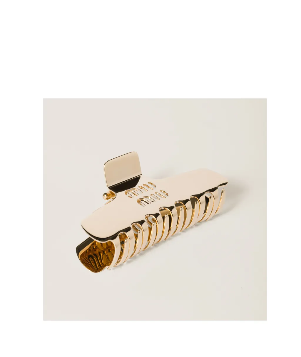 Logo-Debossed Hair Clip