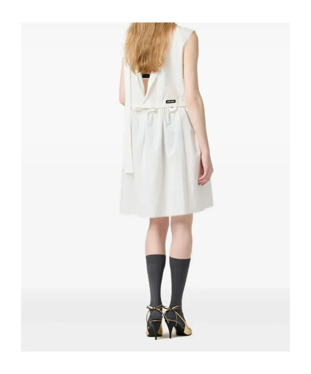 Logo-Patch Sleeveless Dress