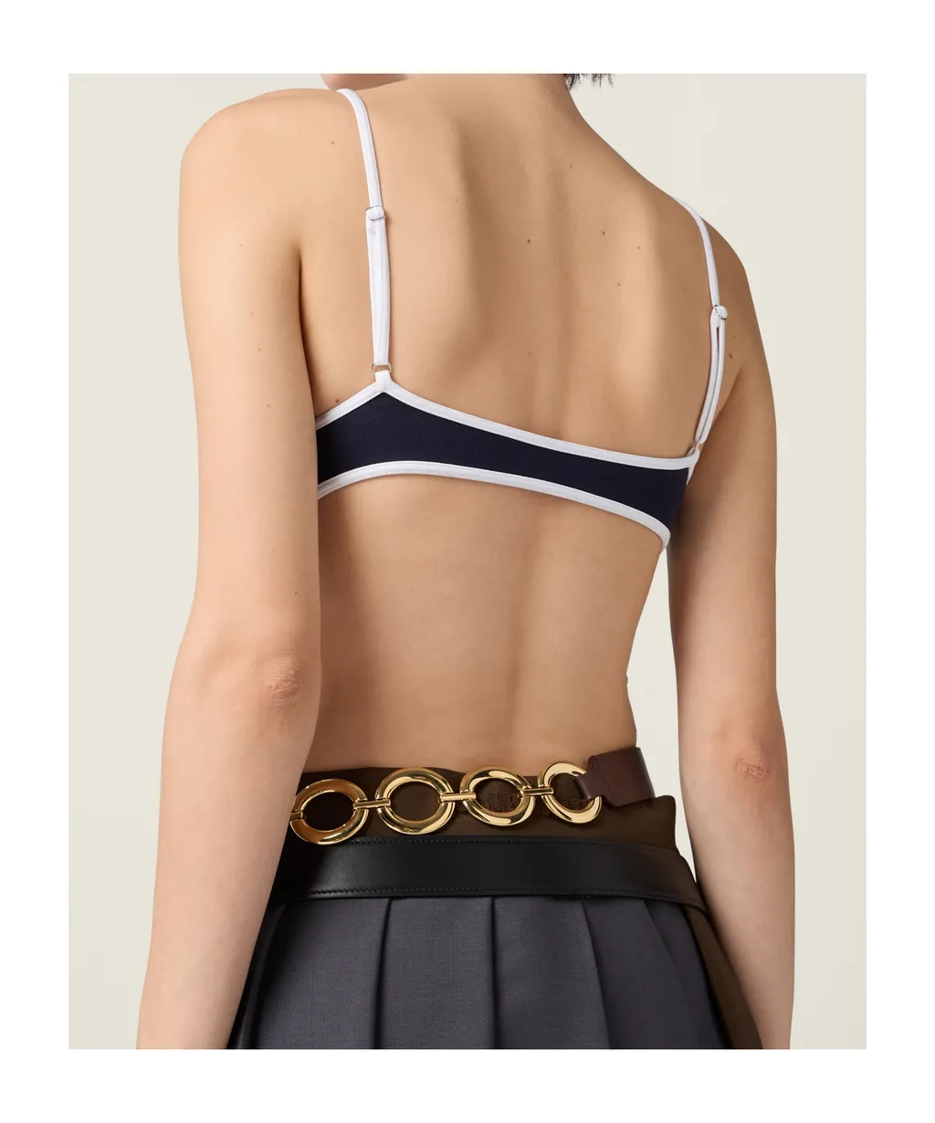 Open-Back One-Piece Swimsuit