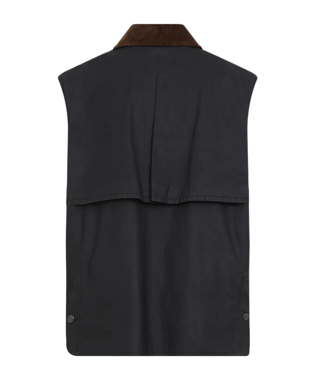 Resin-Finish Poplin Vest