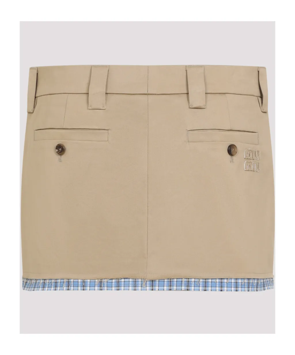 Chino Miniskirt