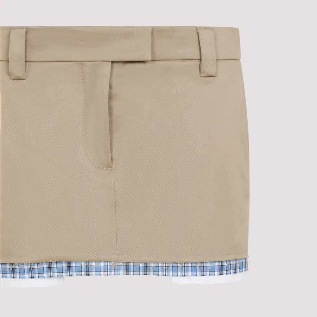 Chino Miniskirt