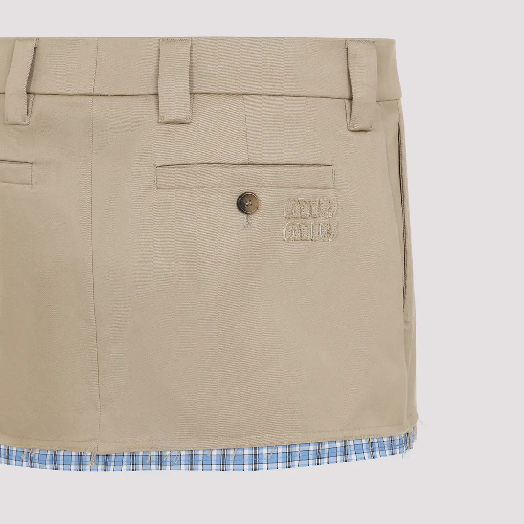 Chino Miniskirt