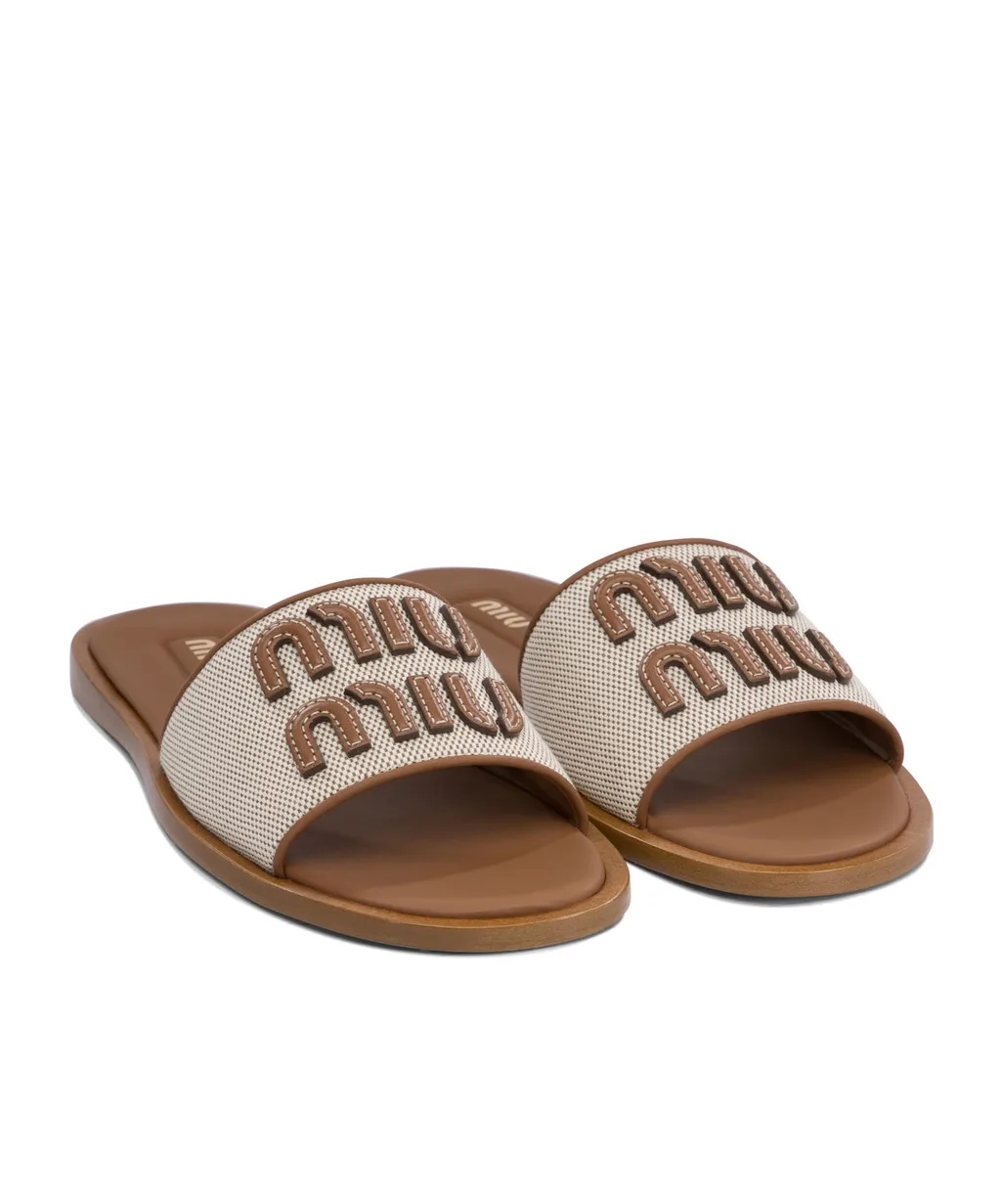 Logo-Detailed Slip-On Sandals