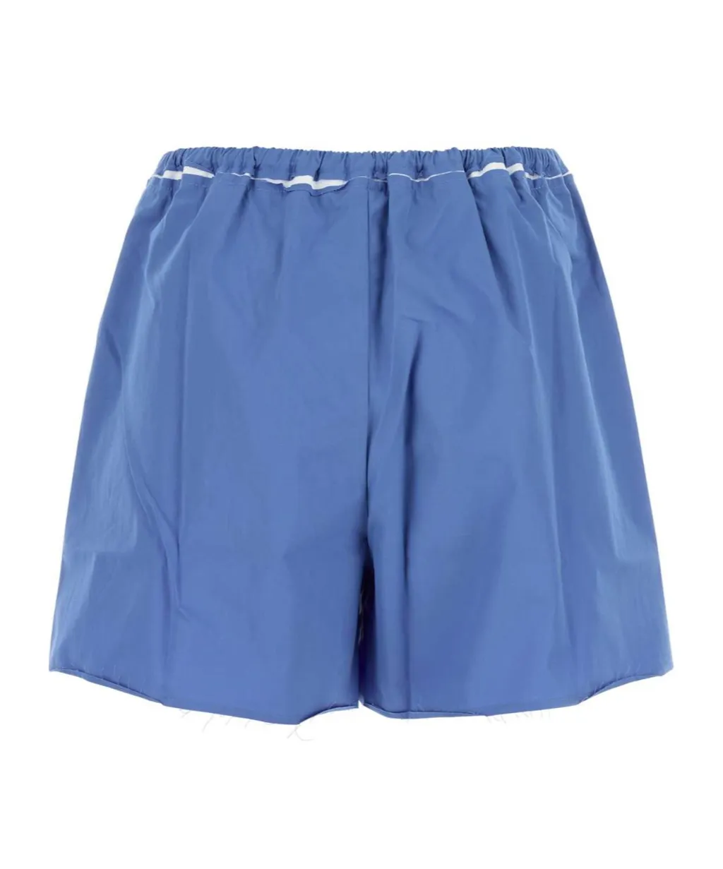 Drawstring Elastic Waist Shorts