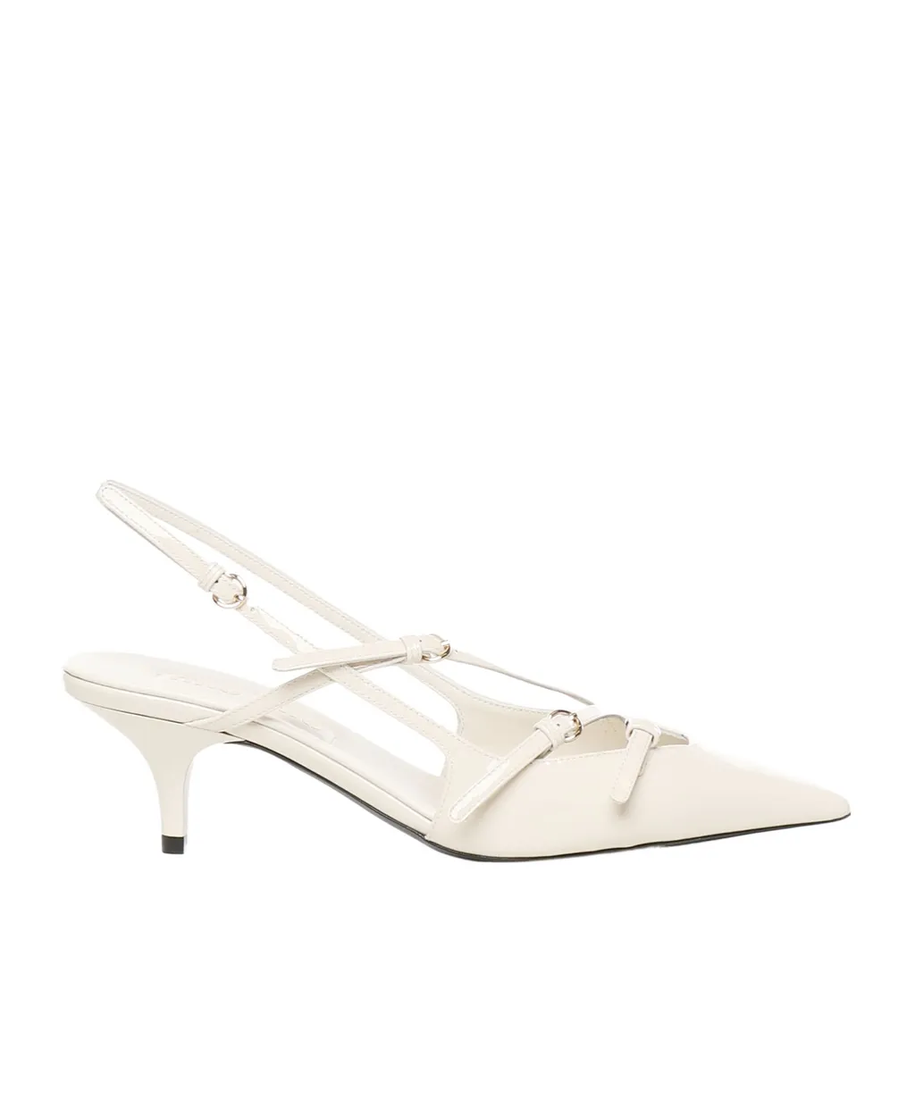 Pointed High-Heeled Sandals