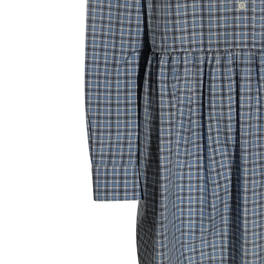 Check-Pattern Mini Dress
