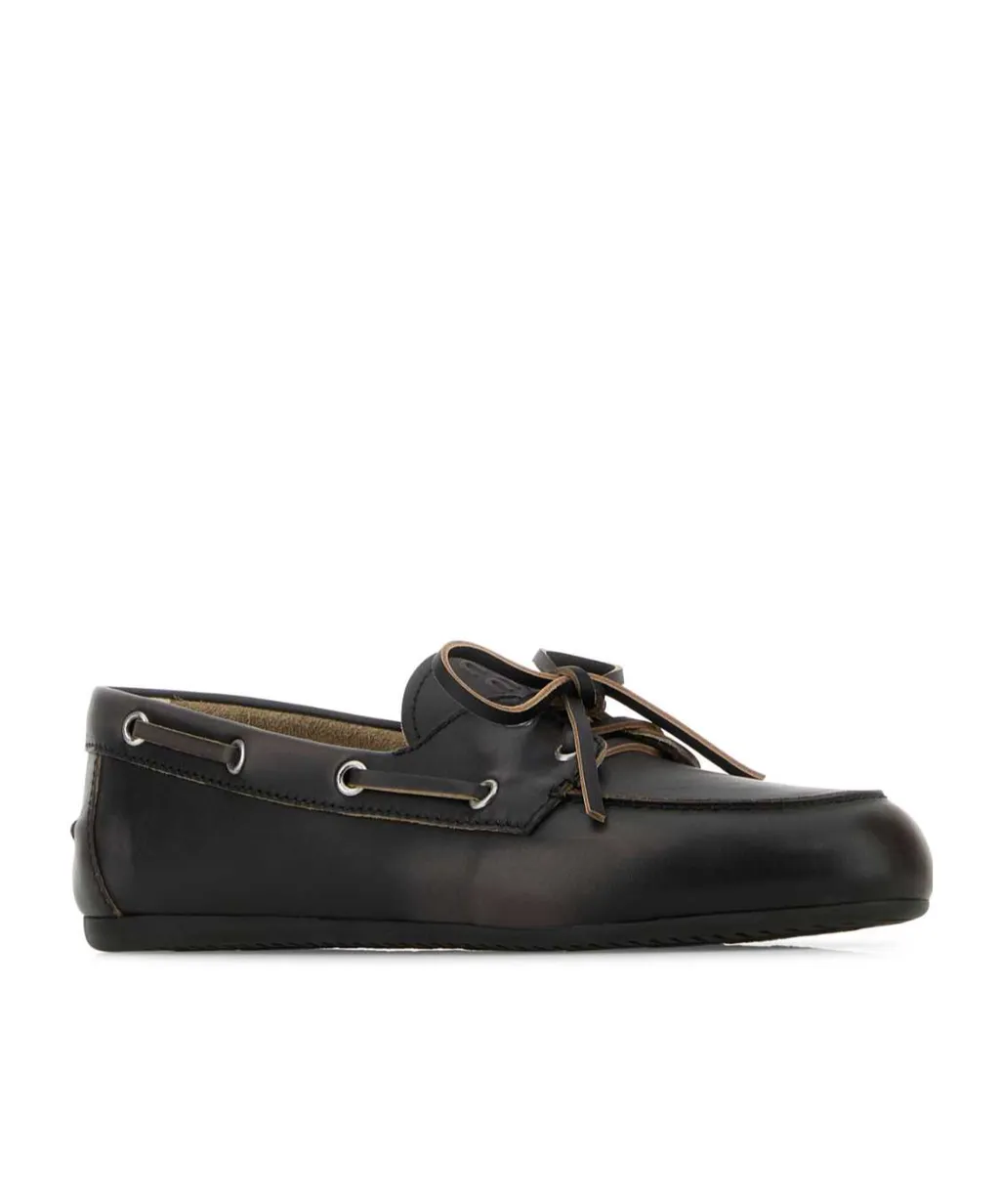 Bleached Slip-On Loafers