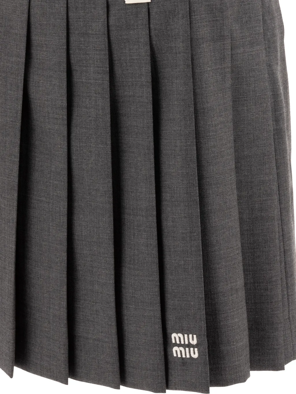 Pleated Mini Skirt