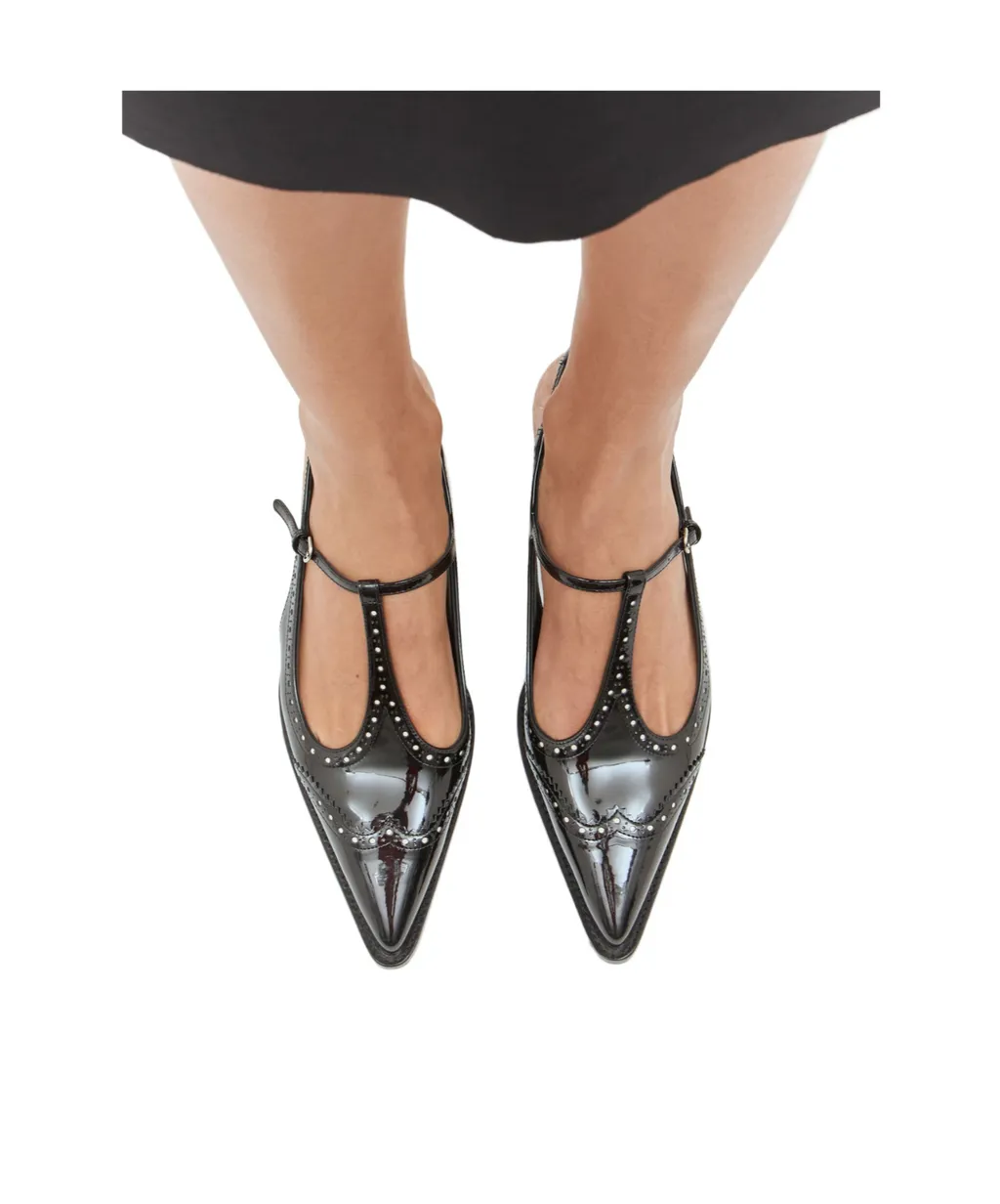 Pointed High-Heeled Sandals