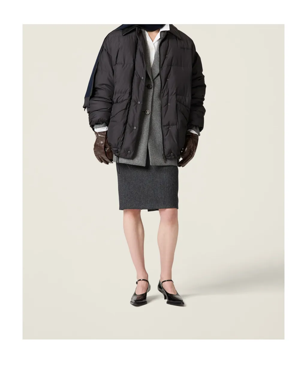 Single-Breasted Double Wool Jacket