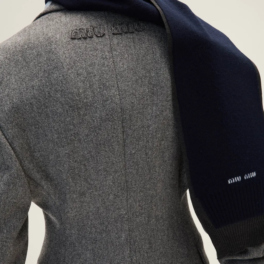 Single-Breasted Double Wool Jacket