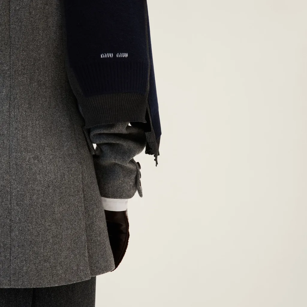 Single-Breasted Double Wool Jacket