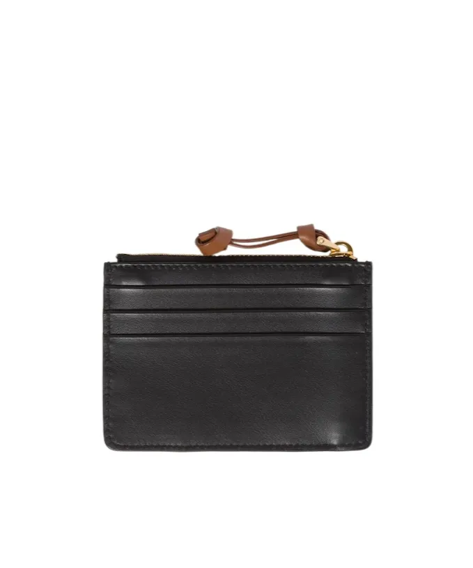 Logo-Embossed Zipped Wallet