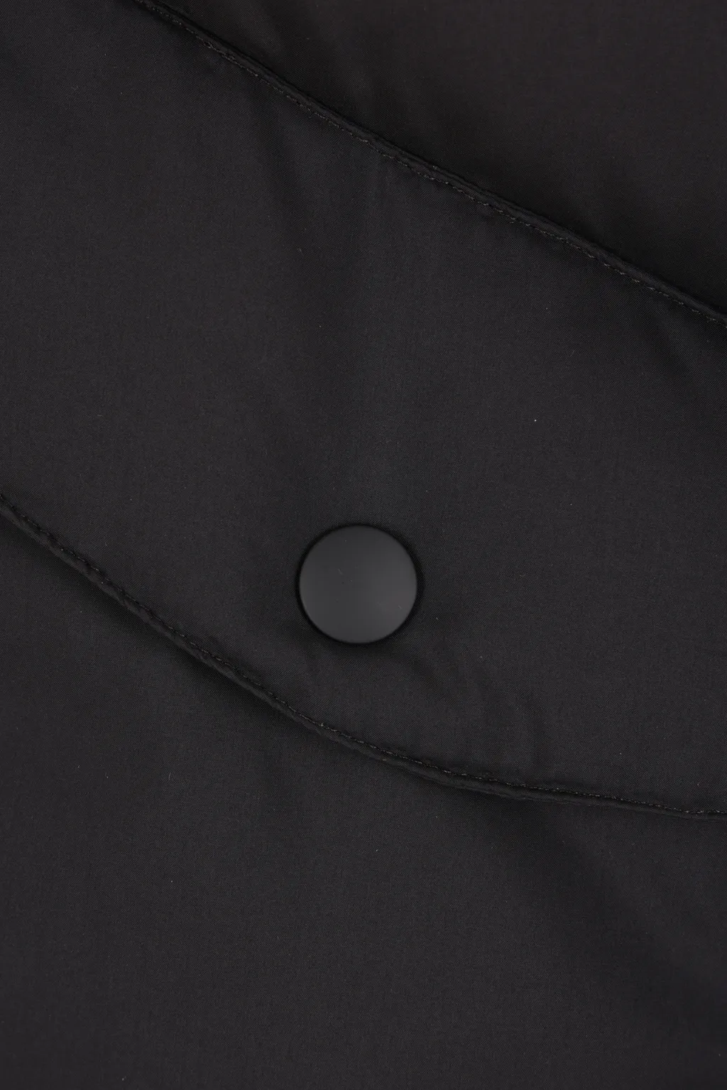 Technical Pongé Cropped Down Jacket