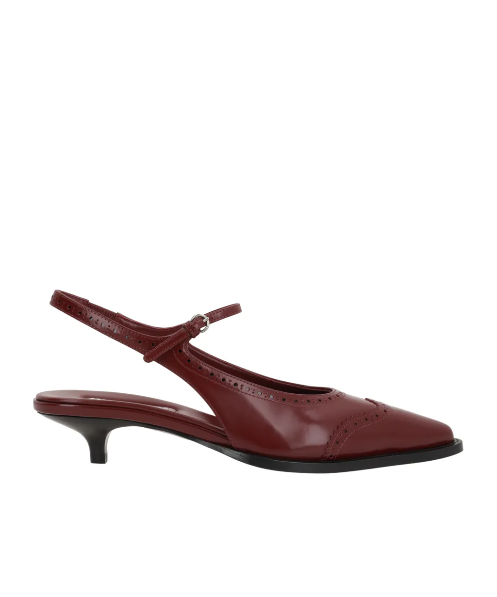 Pointed-Toe Slingback Pumps