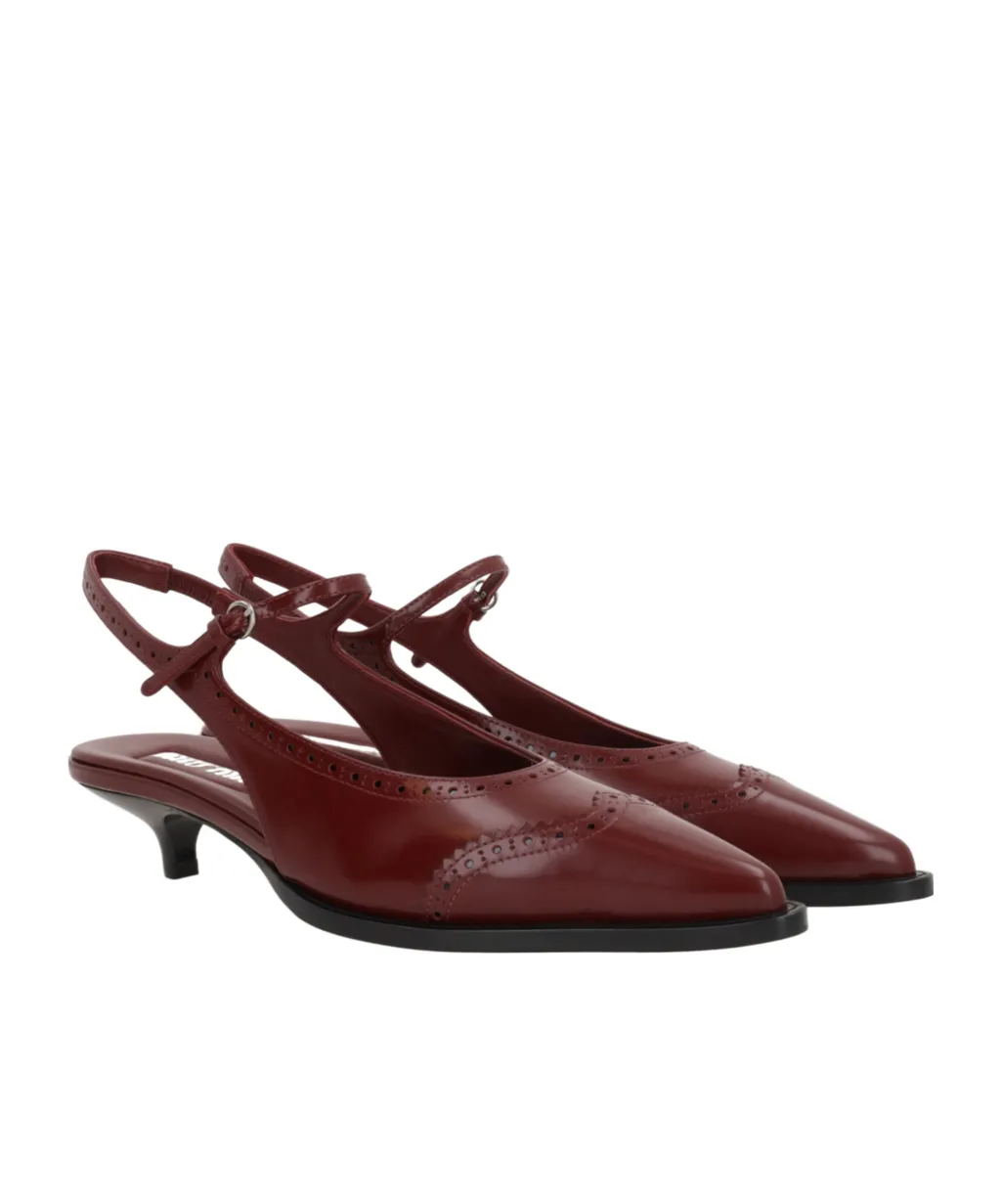 Pointed-Toe Slingback Pumps