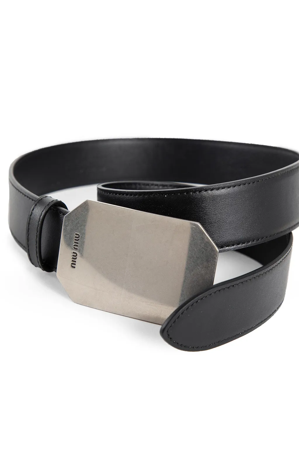 Logo-Engraved Buckle-Fastened Belt