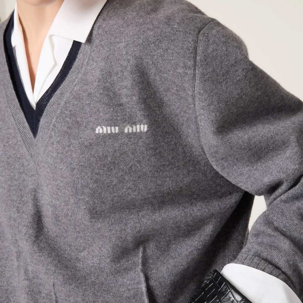 Layered V-Neck Jumper
