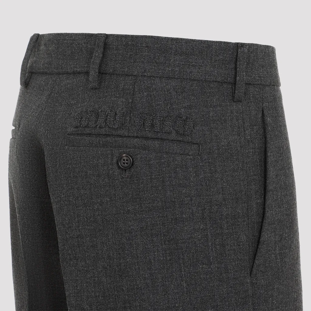 Logo-Patch Trousers