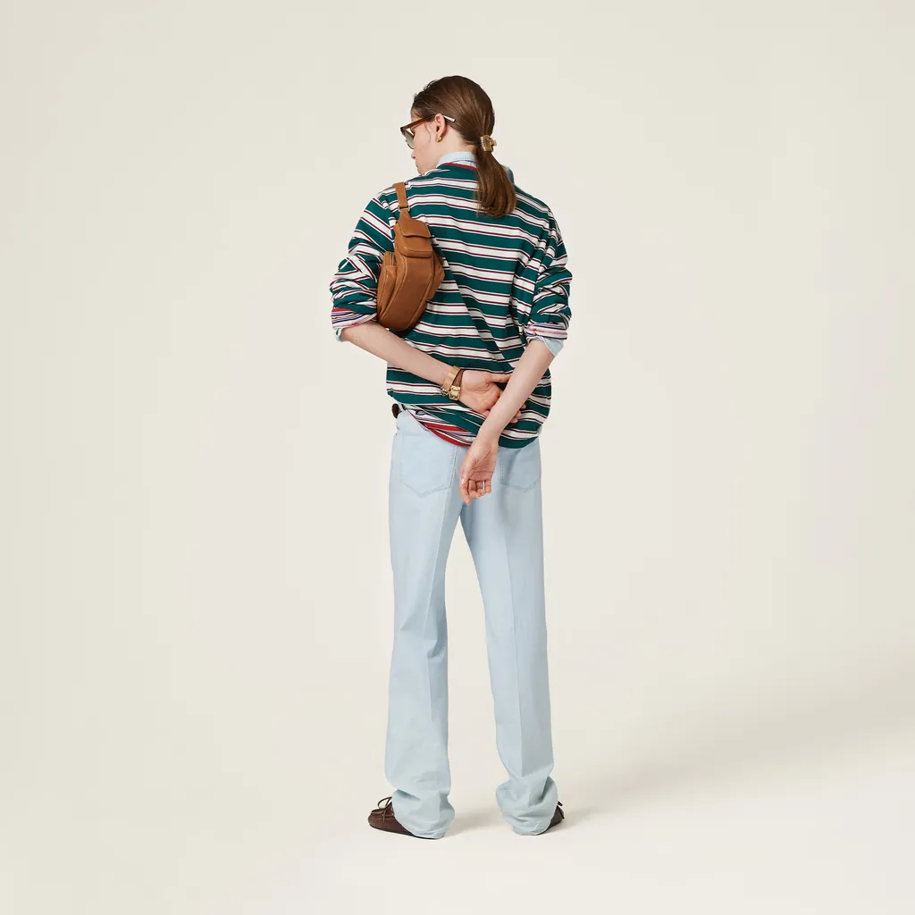 Mid-Rise Straight-Leg Denim Jeans