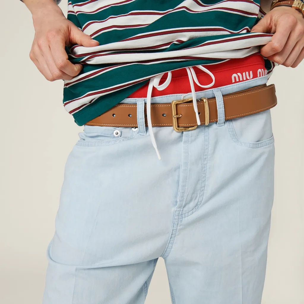 Mid-Rise Straight-Leg Denim Jeans
