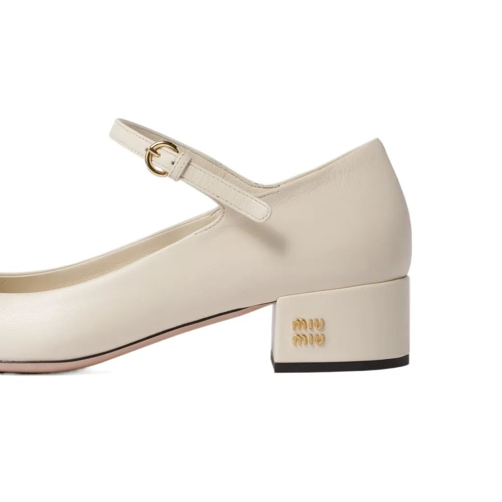 Two-Tone Leather Pumps