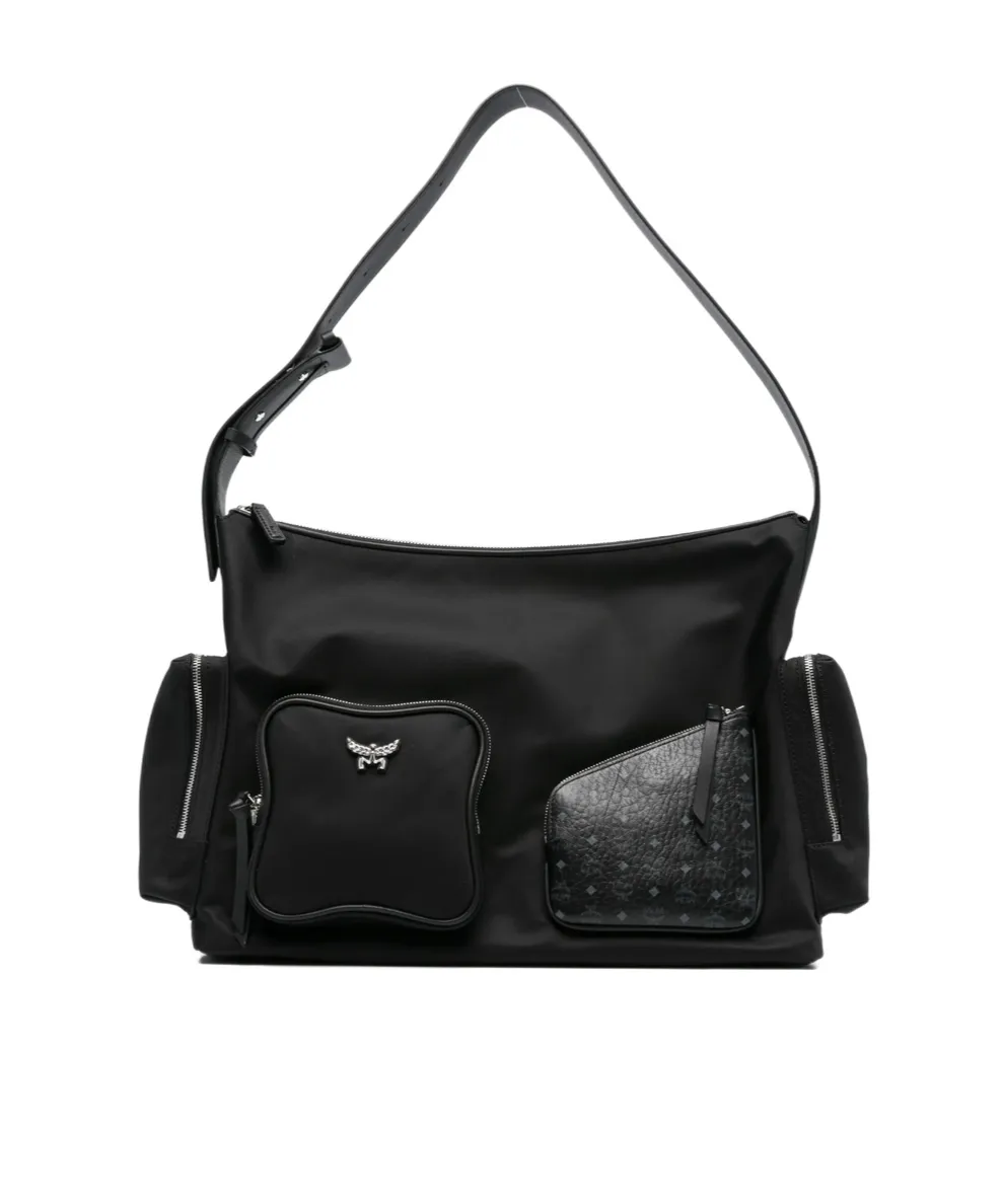 Multi-Pocket Hobo Bag