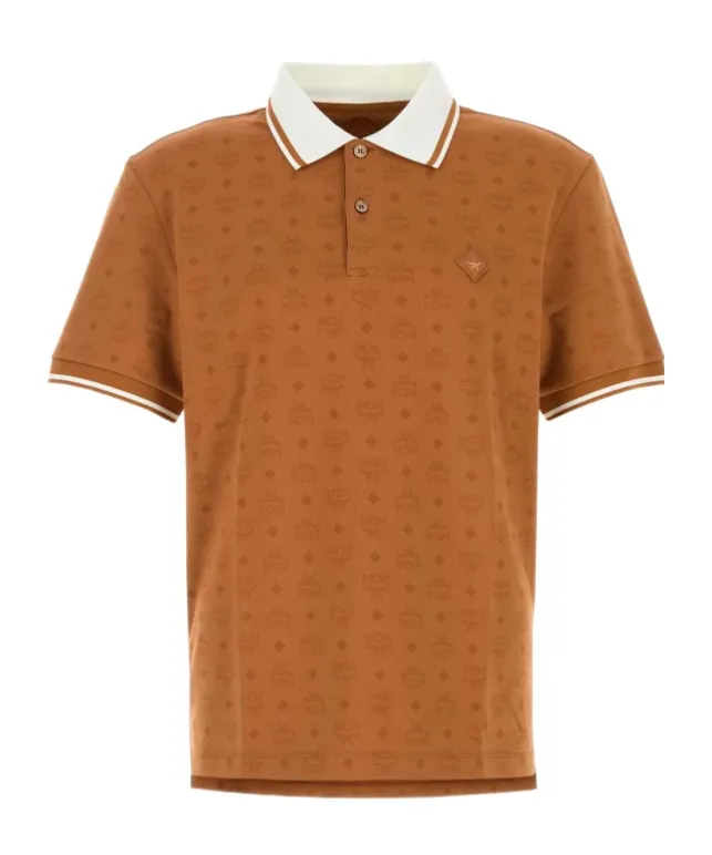 Monogram-Print Polo Shirt