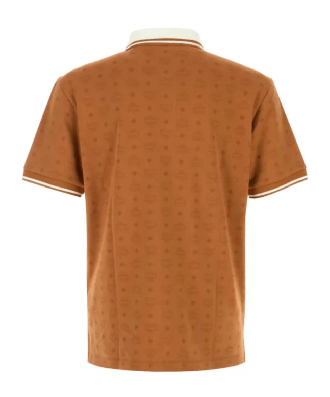 Monogram-Print Polo Shirt