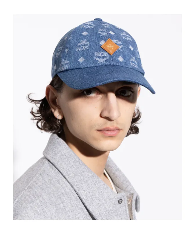 Classic Monogram Denim Jacquard Cap