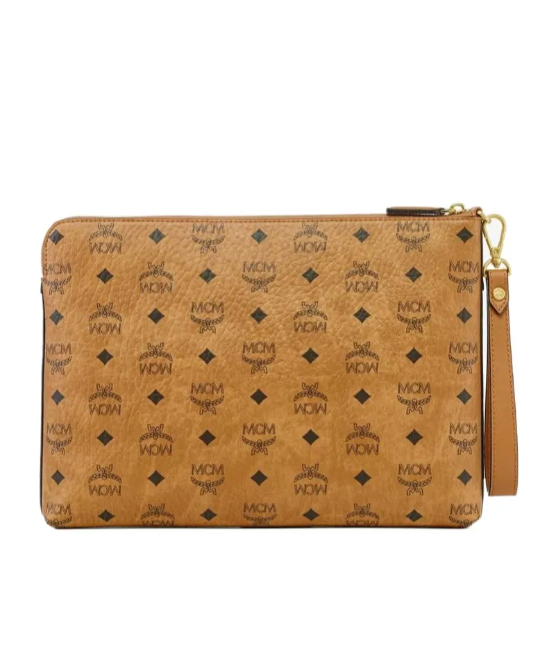 Diamond Wristlet Medium Pouch Bag