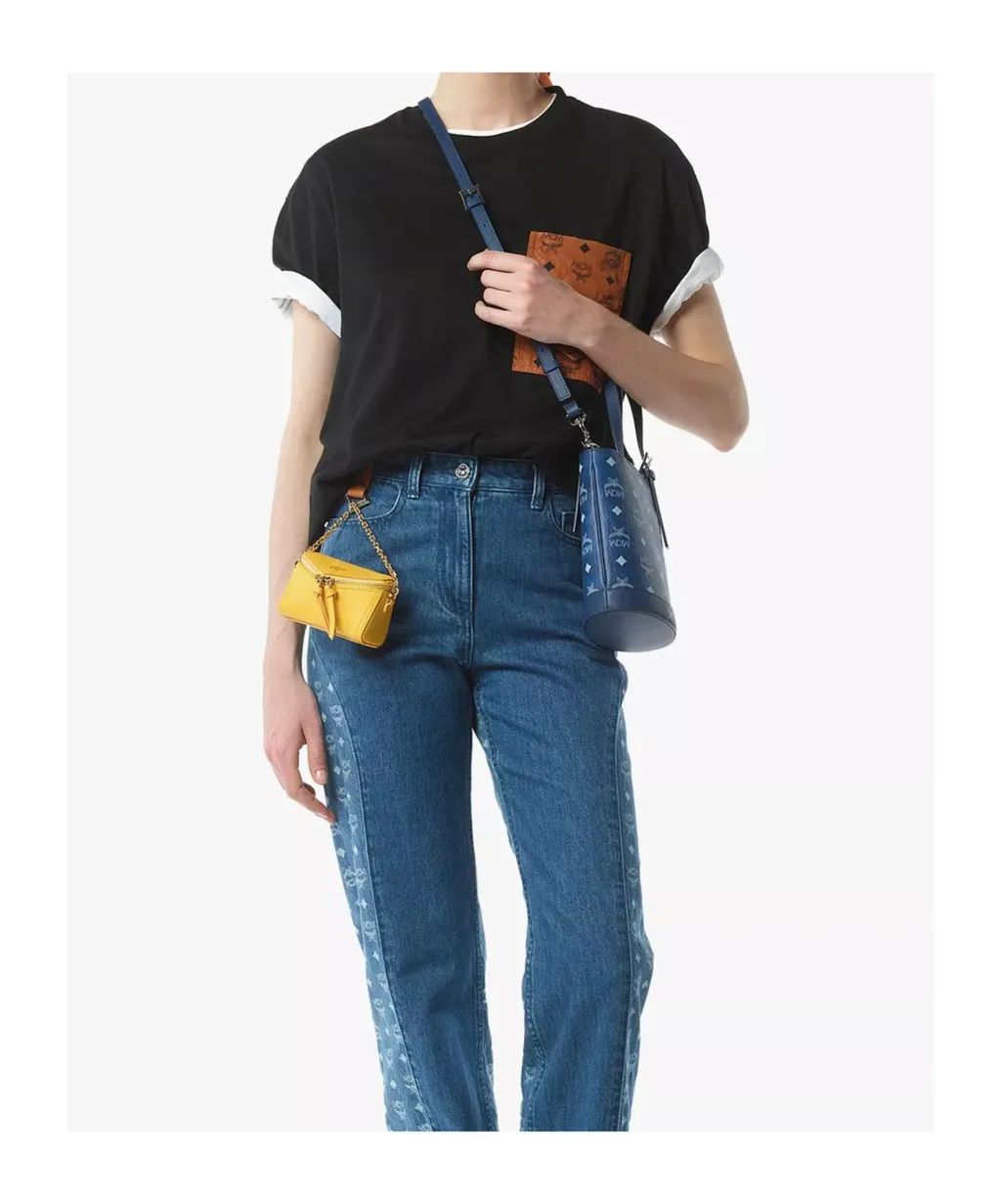 Logo Printed Shoulder Bag